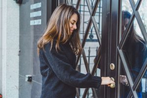 Sliding security doors